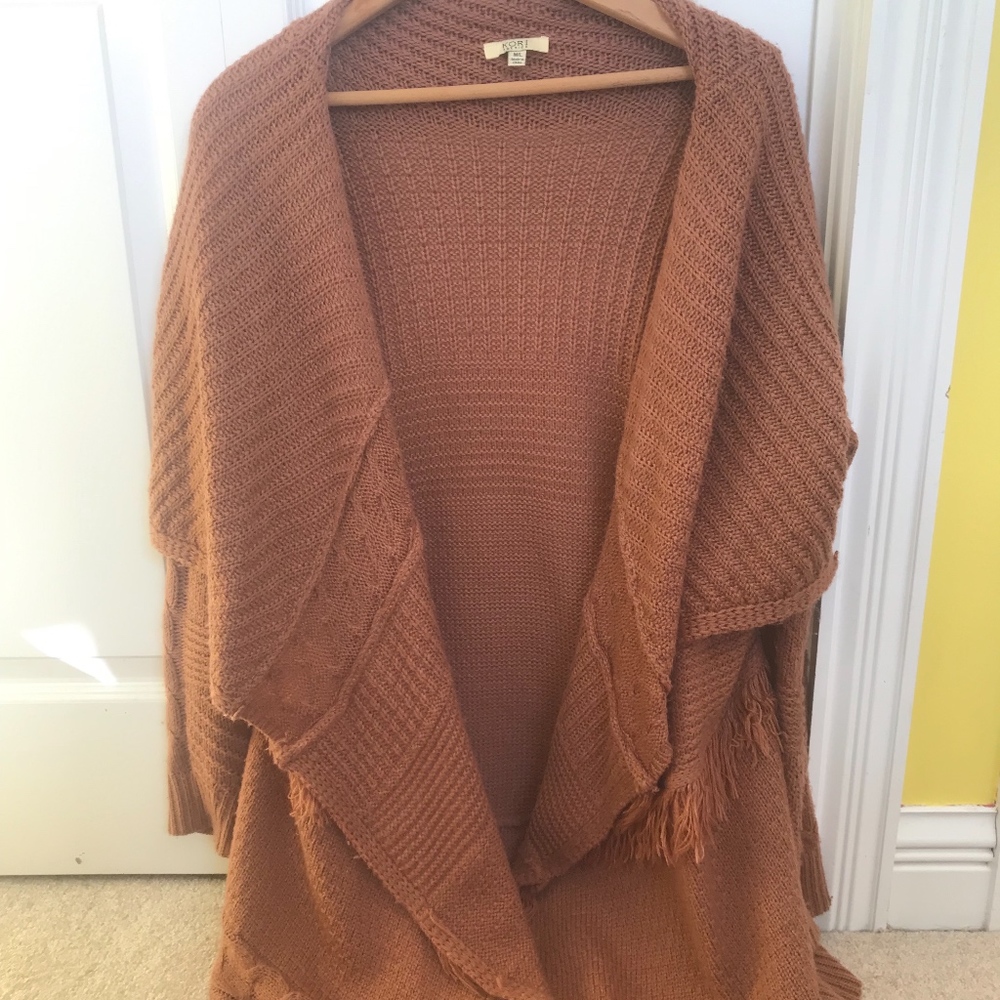 Light Orange Cardigan/Sweater